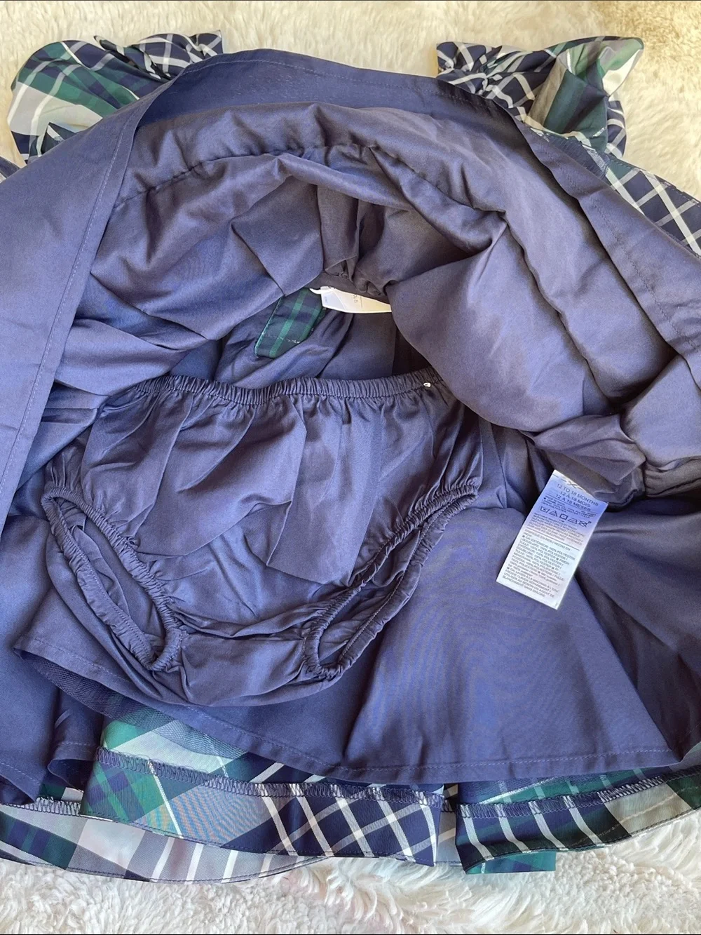 Jackie & Jack The Timeless Tartan Dress Size 12 months